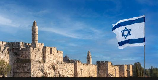 Waving proudly over King David's city. We wish you and your loved ones a wonderful weekend. Shabbat Shalom!