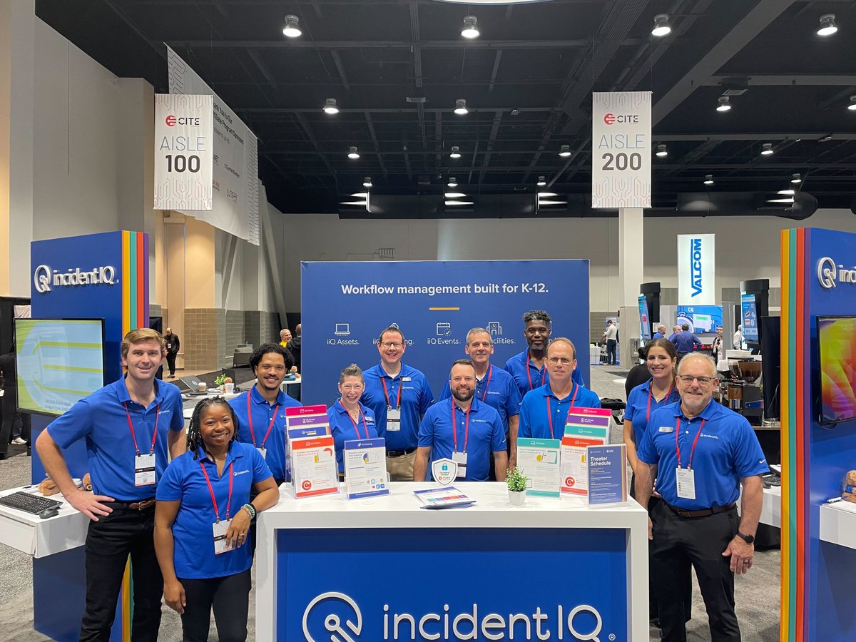 IncidentIQ's tweet photo. #CITE2023 is in the books! A big thanks to everyone who stopped by and visited with our team, and a special thanks to Brian Briggs and Scott Thomsen, who put together some incredible presentations this year.

We haven't unpacked and we're already looking forward to next year! https://t.co/r2tLu4mbcC