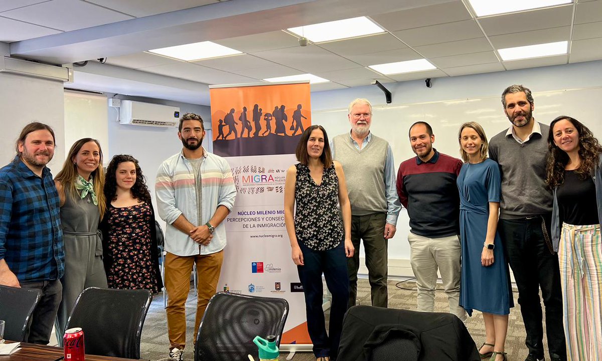 Patricio Dominguez (@pdomingr) on Twitter photo Tuvimos dos excelentes reuniones entre <a href="/NucleoMIGRA/">Núcleo Milenio MIGRA</a> con <a href="/florenciatorche/">Florencia Torche</a> (Stanford) y Doug Massey (Princeton) para discutir algunos desafíos de nuestra agenda de investigación en migración y percepciones. Tuvimos dos excelentes reuniones entre <a href="/NucleoMIGRA/">Núcleo Milenio MIGRA</a> con <a href="/florenciatorche/">Florencia Torche</a> (Stanford) y Doug Massey (Princeton) para discutir algunos desafíos de nuestra agenda de investigación en migración y percepciones.