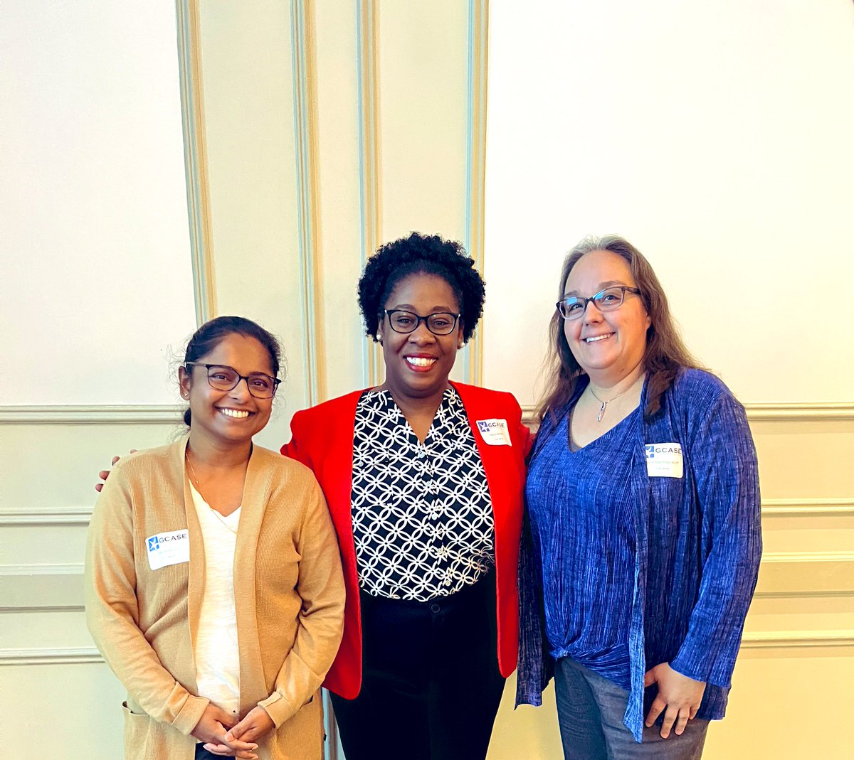 FdmBolden's tweet photo. We are about the business of educating & supporting all students! What a great day of learning, and we met a new friend at the GCASE Law Conference!#GCASE @BBE_Bullfrogs @GCASE_SPED https://t.co/FgaWHuuZzO