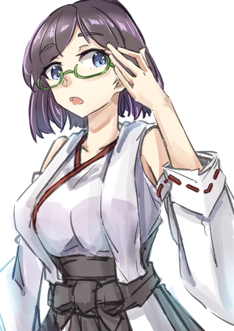 霧島 #艦これ版深夜の真剣お絵描き60分一本勝負 #艦これ版真剣お絵描き60分一本勝負_20231201
