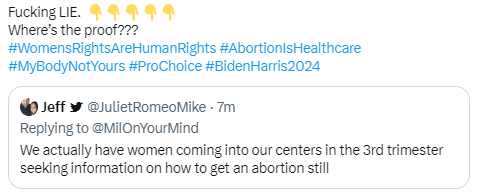 JulietRomeoMike's tweet image. I usually appreciate the nurses because they work so hard and way more than the doctors do. So if you're in your 1st - 3rd trimester, please visit a pro-life center also if you visit planned parenthood. If you do it, you prob have regrets 🫶 #ProGod #AbortionIsMurder