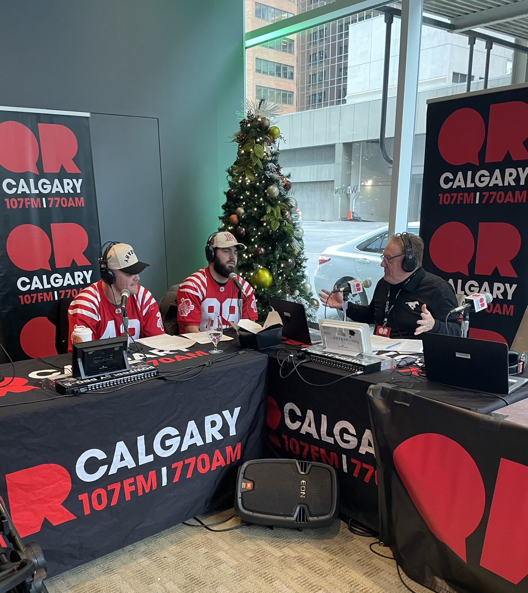 calstampeders's tweet photo. It’s Pledge Day! 😃

Charlie Moore and Colton Hunchak were on the air with @QRcalgary to help accept donations for the Calgary Children’s Foundation!

Donate at: https://t.co/3ngUZTUBDW

#TogetherWeRide🐎 https://t.co/q9cqkPHxVJ
