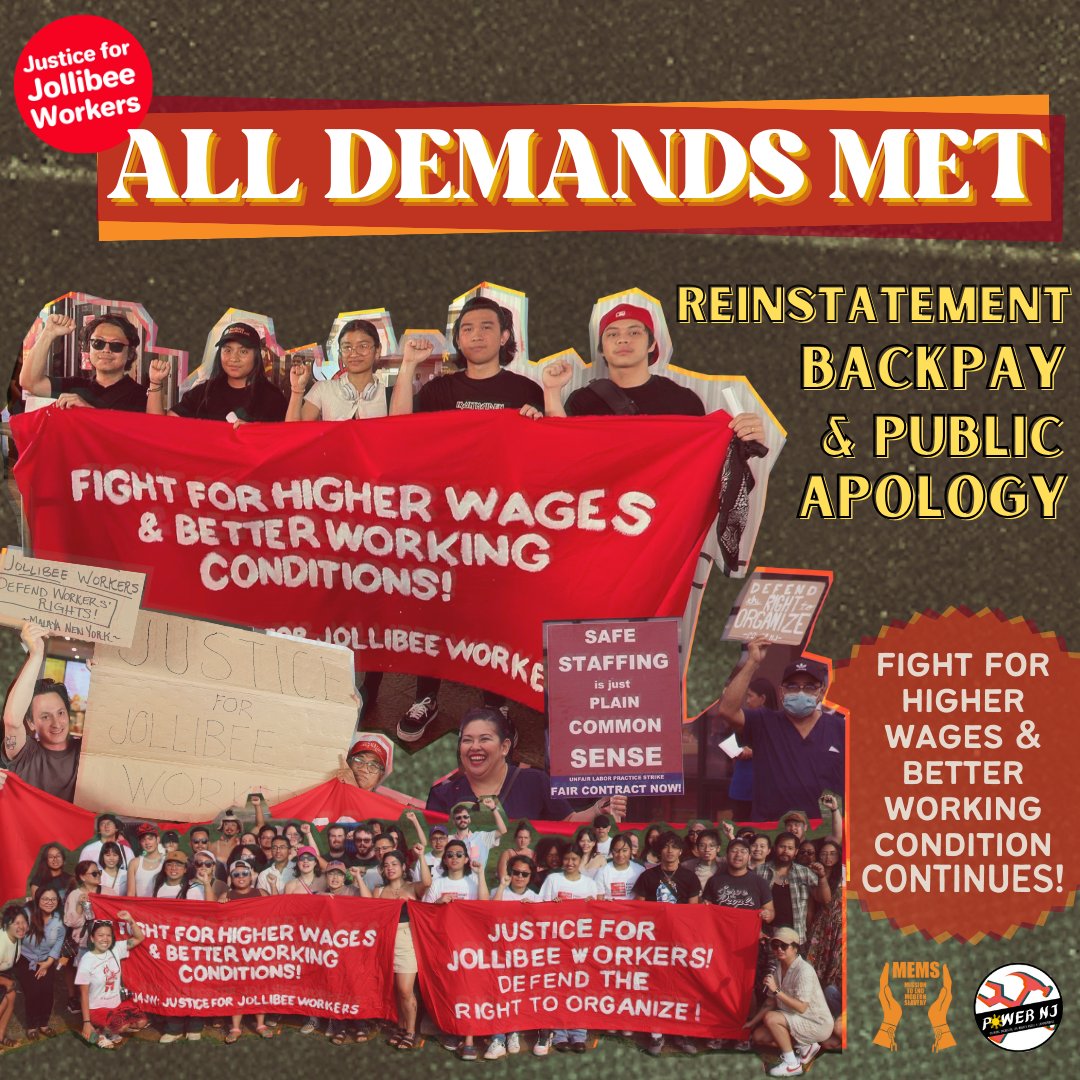 Justice for Jollibee Workers tweet media