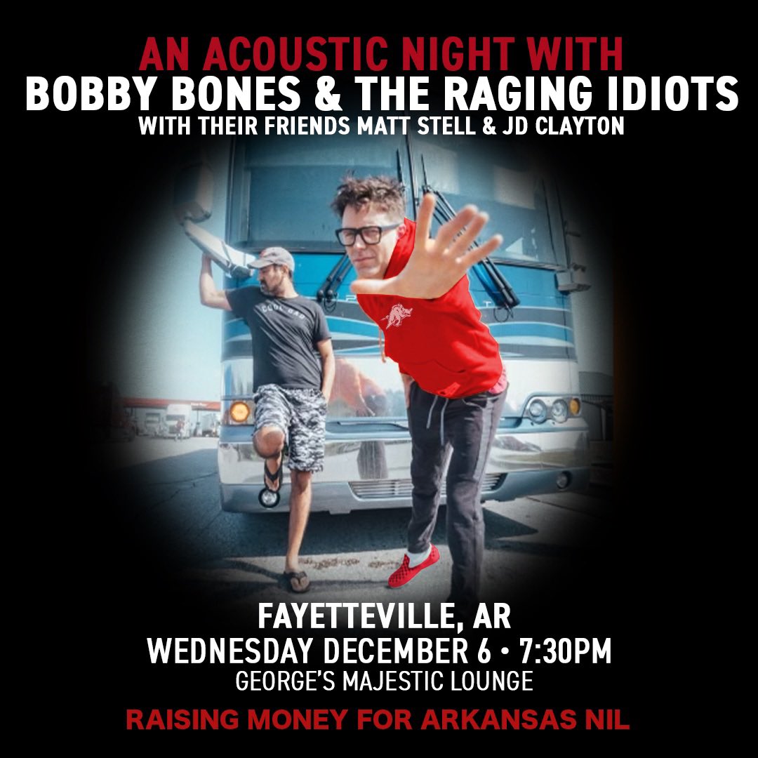 mrBobbyBones's tweet photo. Well. I have only put it on social media only and it’s about to sell out. On Wednesday in Fayetteville. For our student athletes at Arkansas! Come out!  Tix on the BBS website . https://t.co/hoH52XGA1d