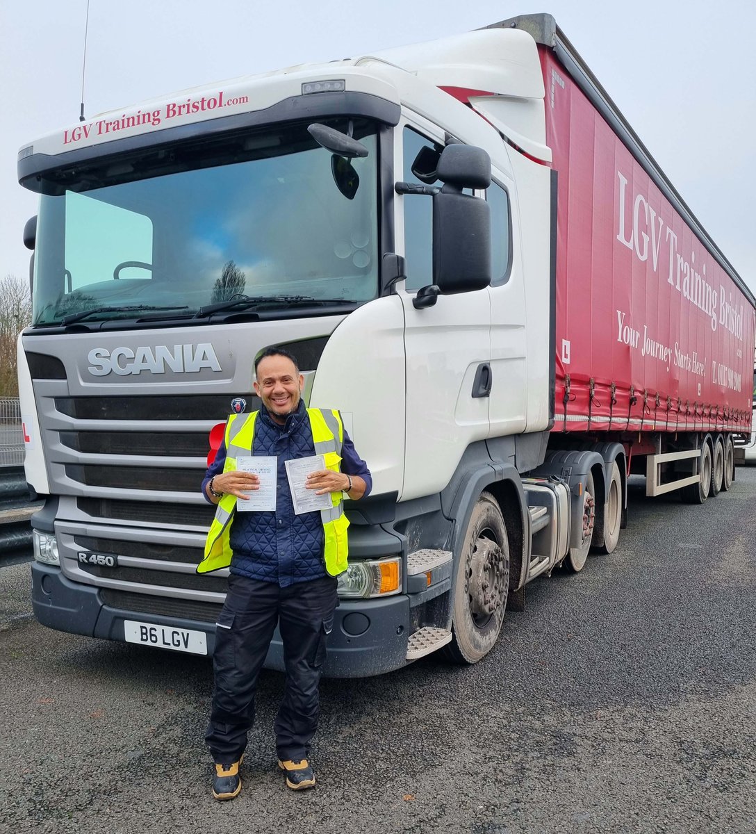 Another Fantastic Friday! Two more first time passes. Huge congratulations to Weldin on passing his LGV Cat.C+E driving test today. We wish you all the very best for the future Weldin. LGVTrainingBristol.com #YourJourneyStartsHere
