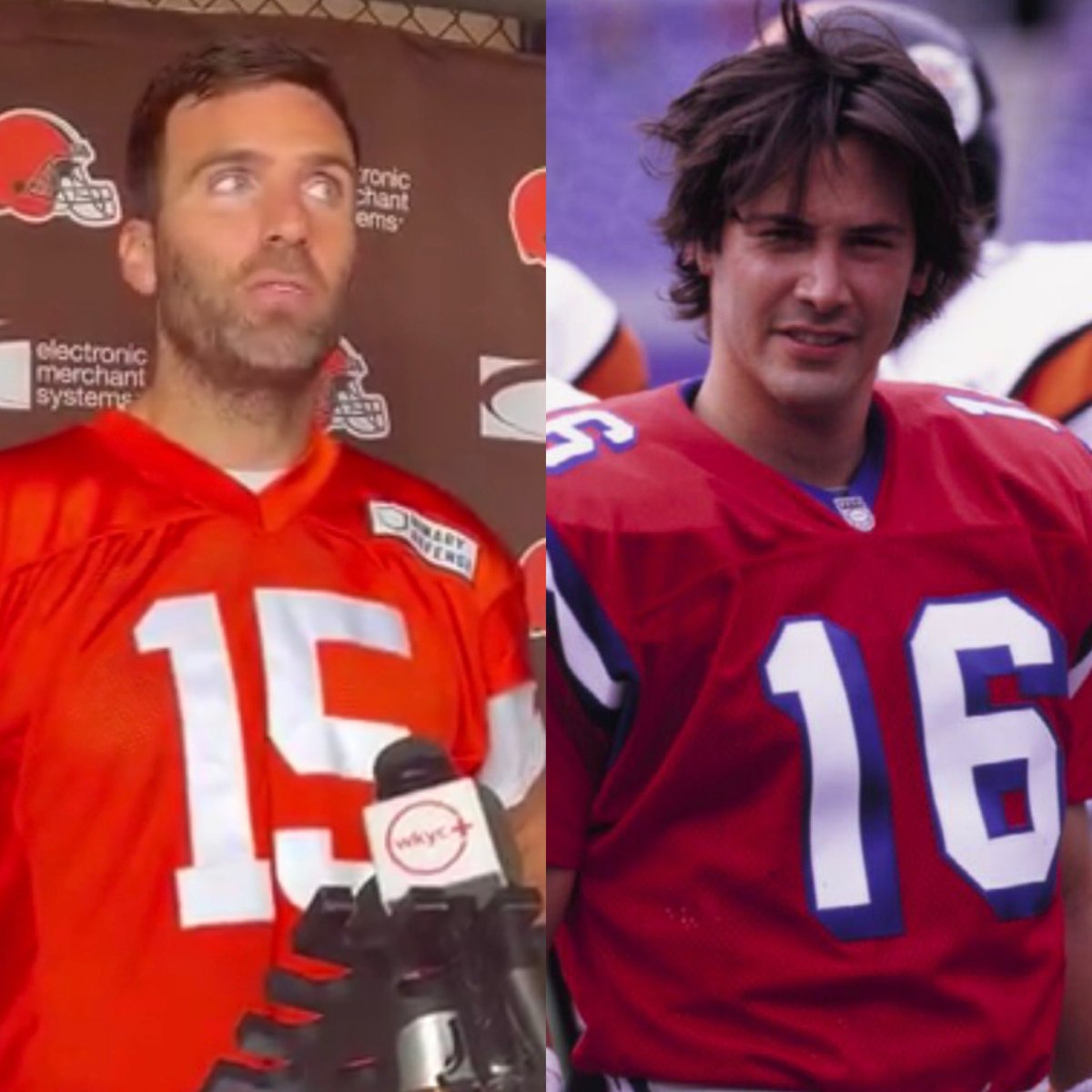 ASlusher22's tweet photo. It’s Falco time I mean Flacco!! #Browns by 6! https://t.co/dIcp1P83y3