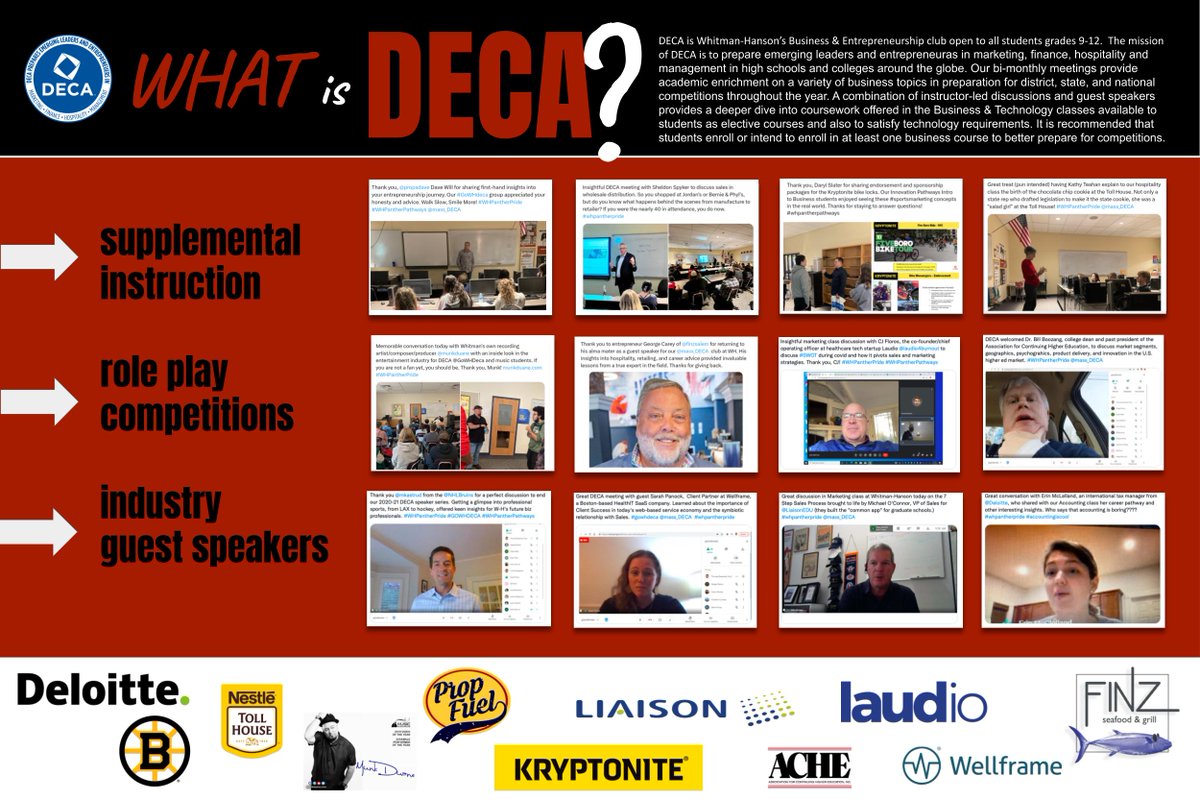 Holiday Sales COMING SOON. Don't forget, your purchase directly defrays costs for WH DECA students competing in business competitions at the district, state and national levels. Our first one is December 7-8 in Falmouth - stay tuned. #whpantherpride