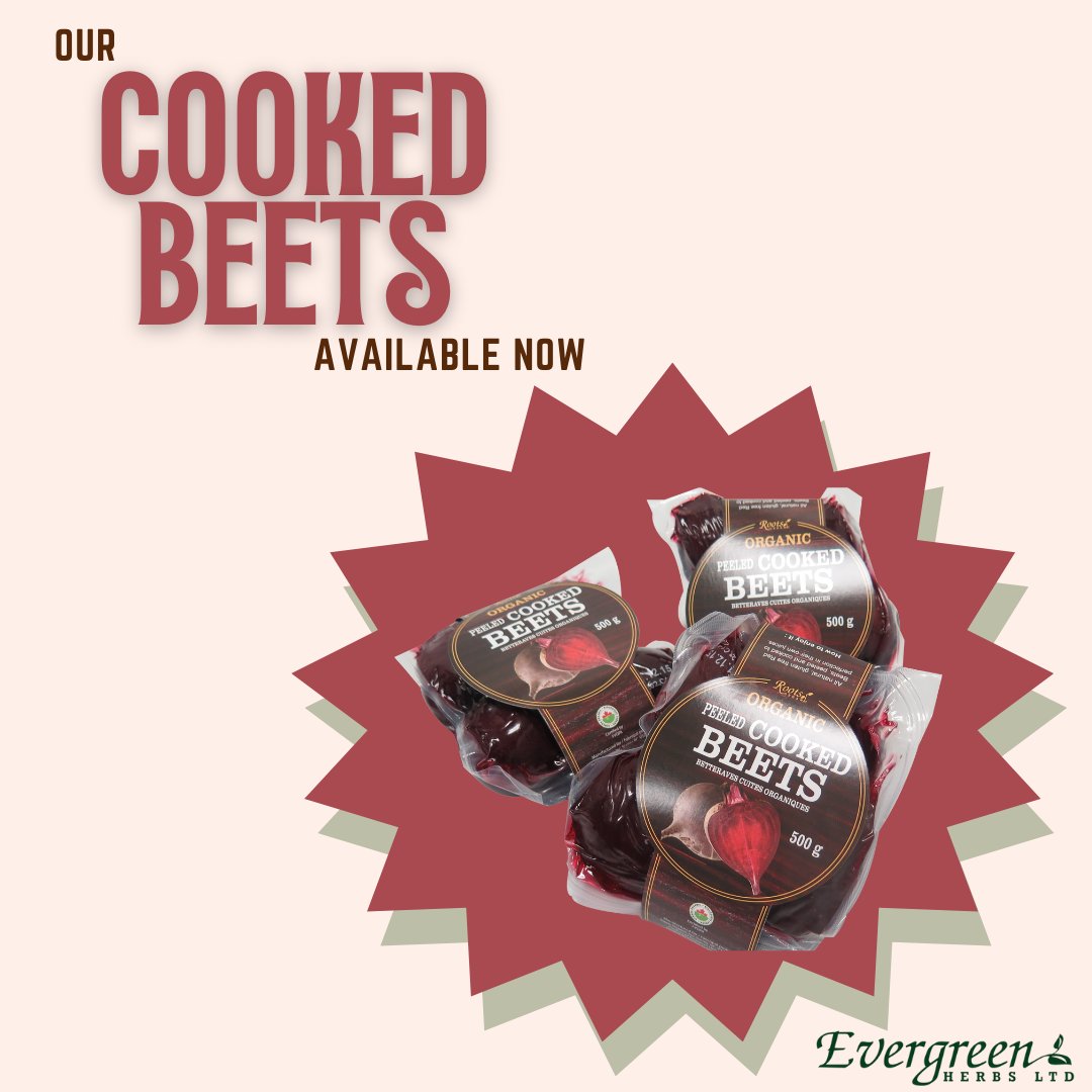 EvergreenHerbsL's tweet image. 🎄Happy December 1! What's the perfect way to ring in the holiday season? Our peeled and cooked beets!
🚨Available Now🚨
#Evergreenherbs #BCfarms #Supportlocal