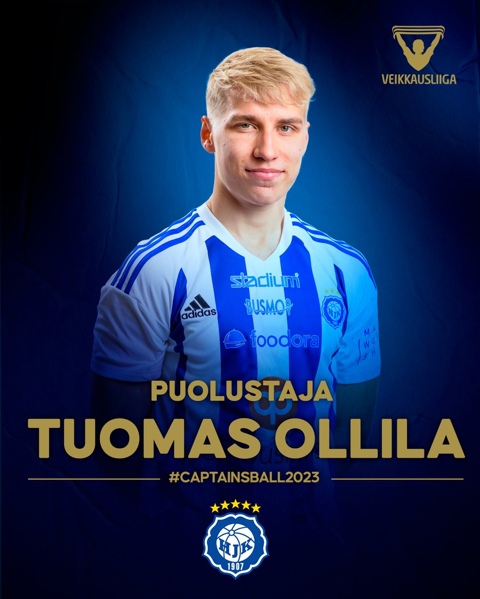 Vuoden puolustaja 2023:
Tuomas Ollila

#veikkausliiga #captainsball2023