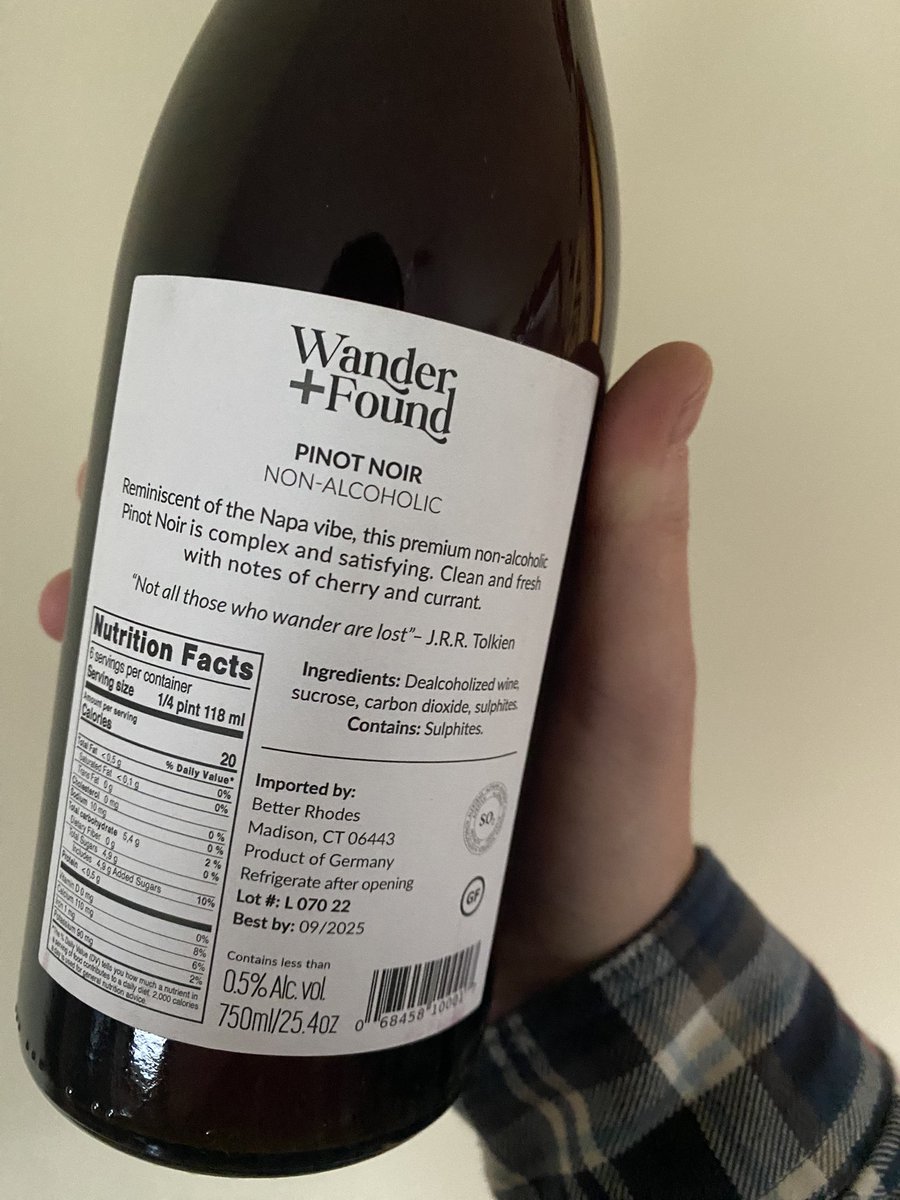 i appreciate that this bottle has a Tolkien quote on the back.