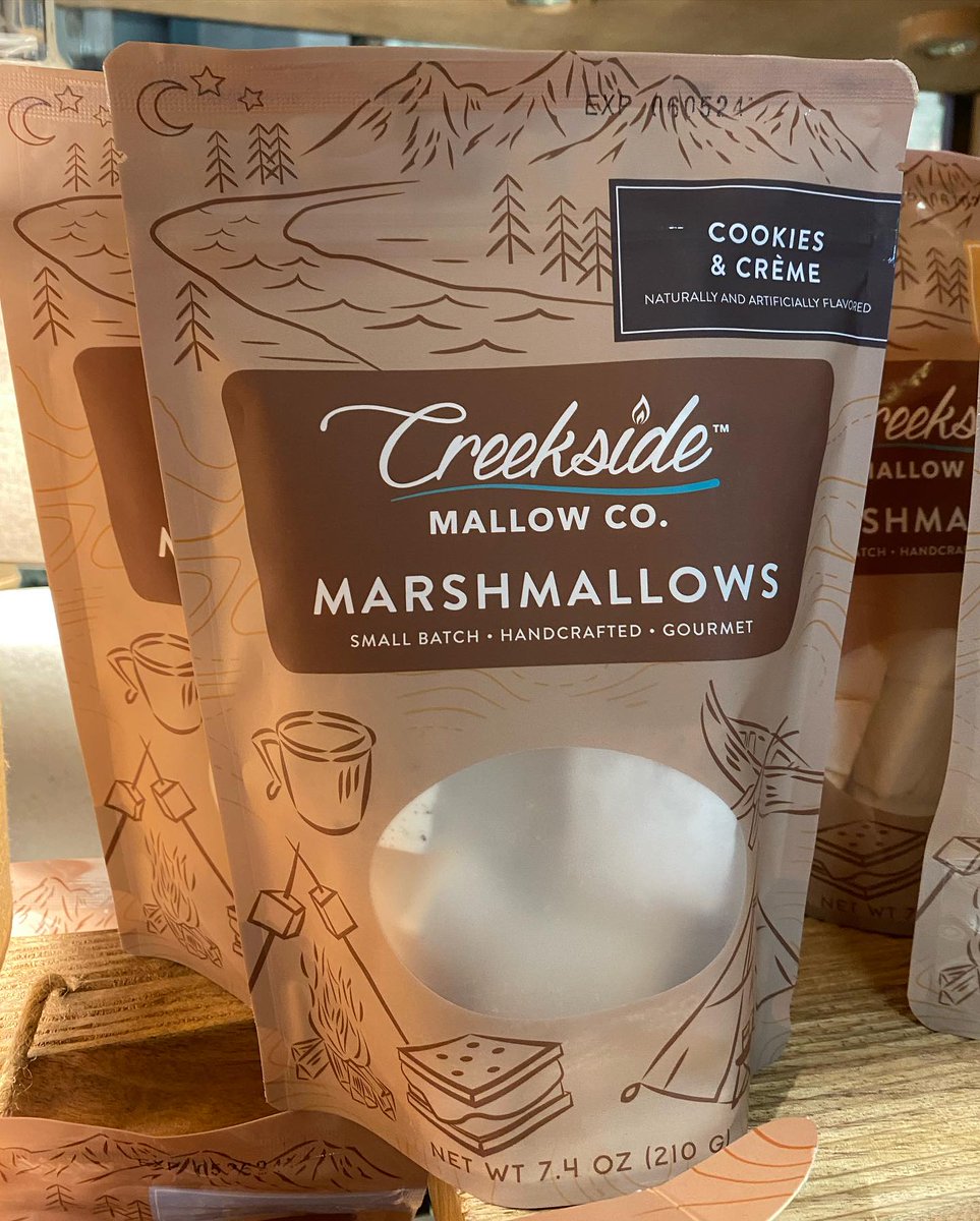Gainans's tweet photo. Small batch, handcrafted, gourmet marshmallows! With flavors like Cookies &amp; Cream, Huckleberry, and Salted Caramel, these marshmallows are the perfect addition for hot chocolate, s’mores, and so much more. 
What will do you with them?

#Marshmallows #GainansFlowers #Christmastime https://t.co/qmRCmdQHLT