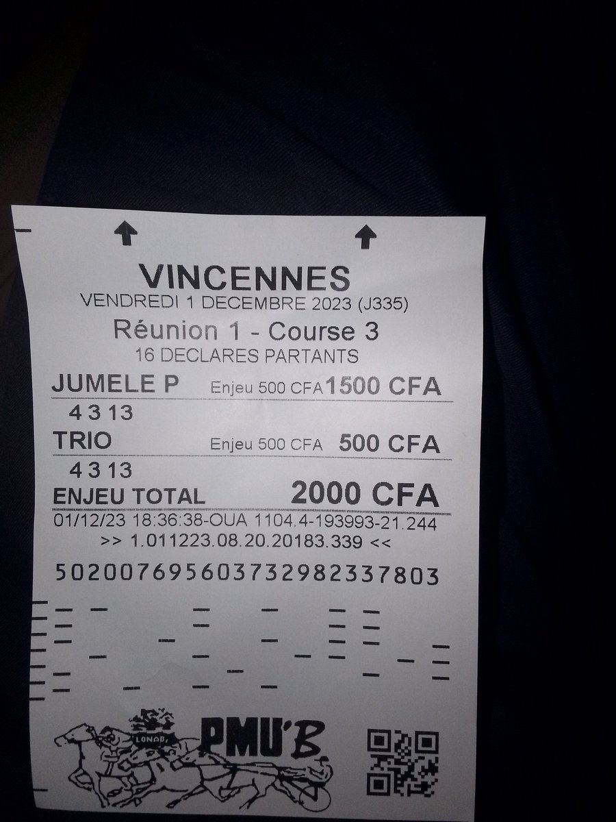 iblebonheur71's tweet photo. Challenge Trio/couplé
01/12/23
#LONAB #ZETURF
Je copie l'ami @Franckyfoot28 https://t.co/84pkBIzSIc