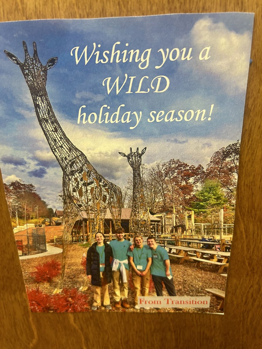 Opened my door after a meeting to be surprised with some Holiday Cheer.  Each of our placements did a card. I’ll post a few each week. Those smiles inspire me every day. So proud 🥹 <a href="/ElmwoodParkZoo/">Elmwood Park Zoo</a> <a href="/ShopRiteStores/">ShopRite Stores</a> <a href="/MCIU/">MCIU</a> <a href="/mciu_oss/">MCIU Student Services</a>