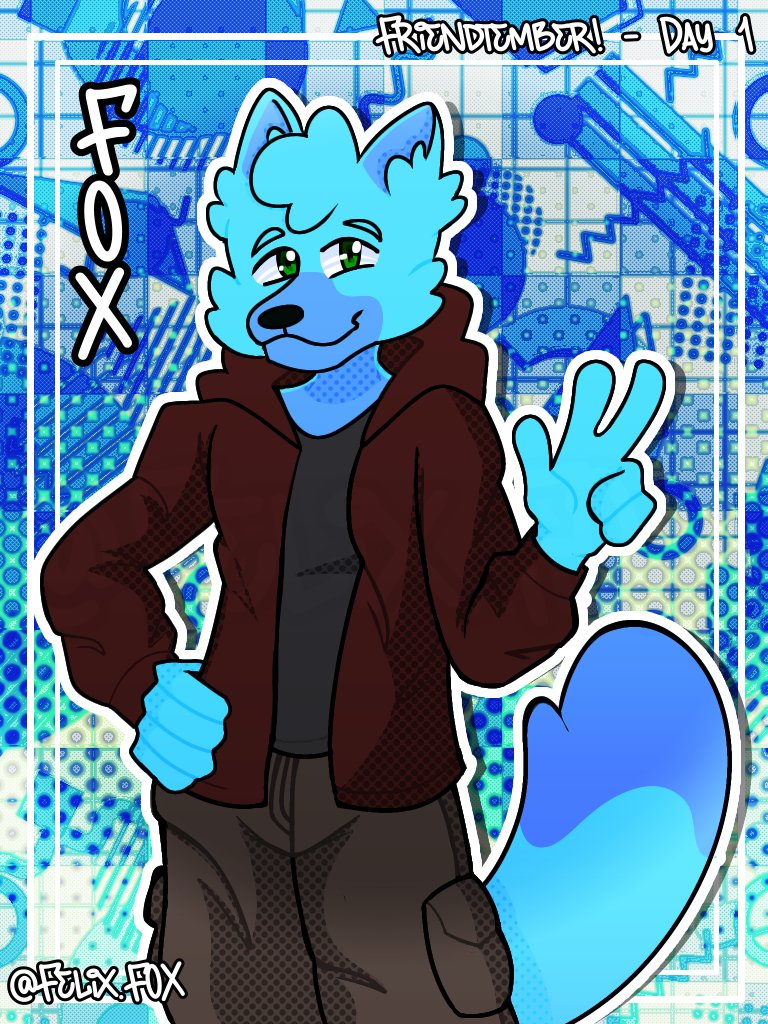 Gonna try to do something for this December! I call it “Friendtember!” Basically I draw one of my friends for every day of December!

Starting out with Day 1 - @F0X_ANIMATES!
#anthroart #oc #ocart #ocartwork
