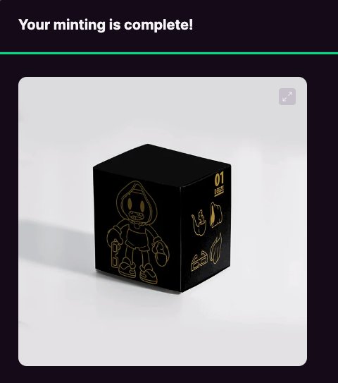 vegas_dabber's tweet photo. Couldn't resist minting a @Goonz_World X @DeeZe Burt Boy NFT with a burn to redeem physical art toy claim 🏕️ https://t.co/DVDyStNJ2L