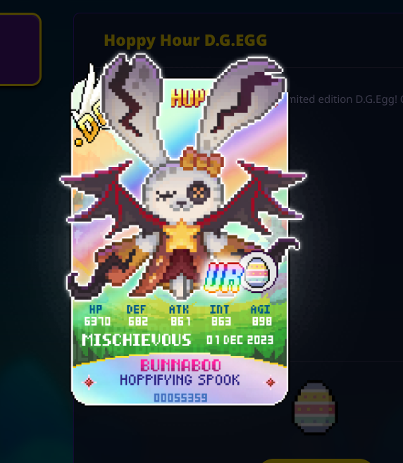 Minted this Ultra Rare <a href="/OfficialDgpals/">D.G.Pals</a>  in the Burn Market today! #CroFam