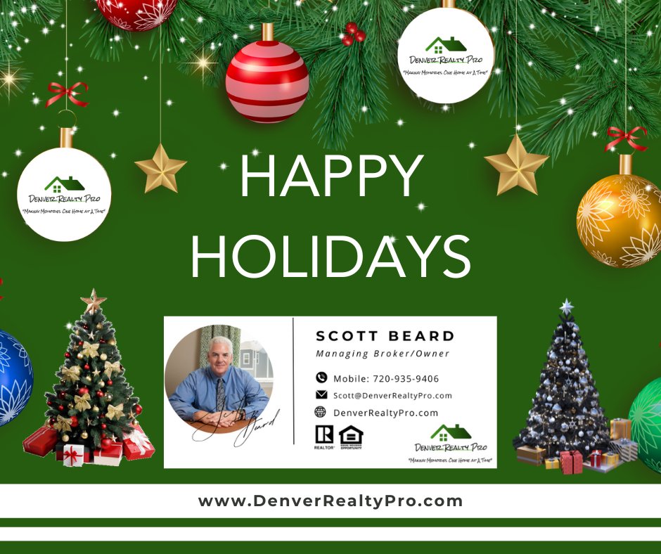 DenverRealtyPro's tweet photo. From all of us here at Denver Realty Pro, LLC.  We wish you all the very best this Holiday Season!

#happyholidays #merrychristmas #DenverRealtyPro #MakingMemoriesOneHomeAtATime #DenverRealtyPros #ScottSoldOurs #ScottSoldMine #realestate #realtors #realestateagents https://t.co/MdVsZCOQmd