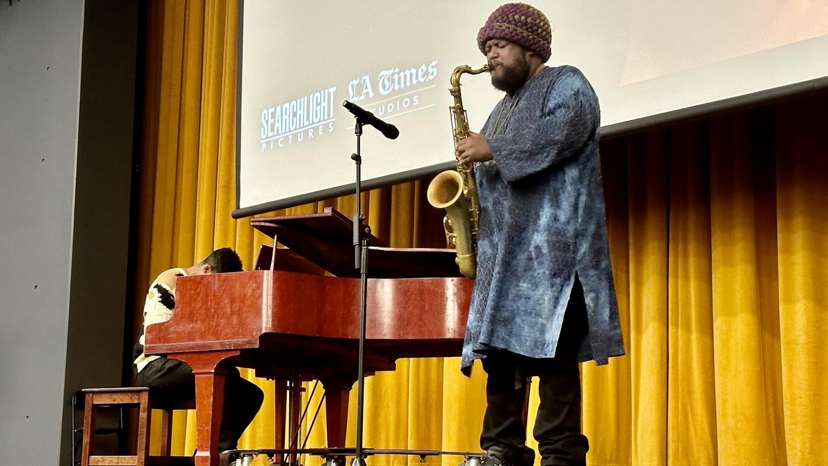 “No matter what you do, do it with love.” Amazing advice on life, careers and commitment to service from the Repair Shop team, music teachers and LAUSD alumni (now an award-winning musician) at today’s screening at Crenshaw. Thanks to all for a wonderful event.