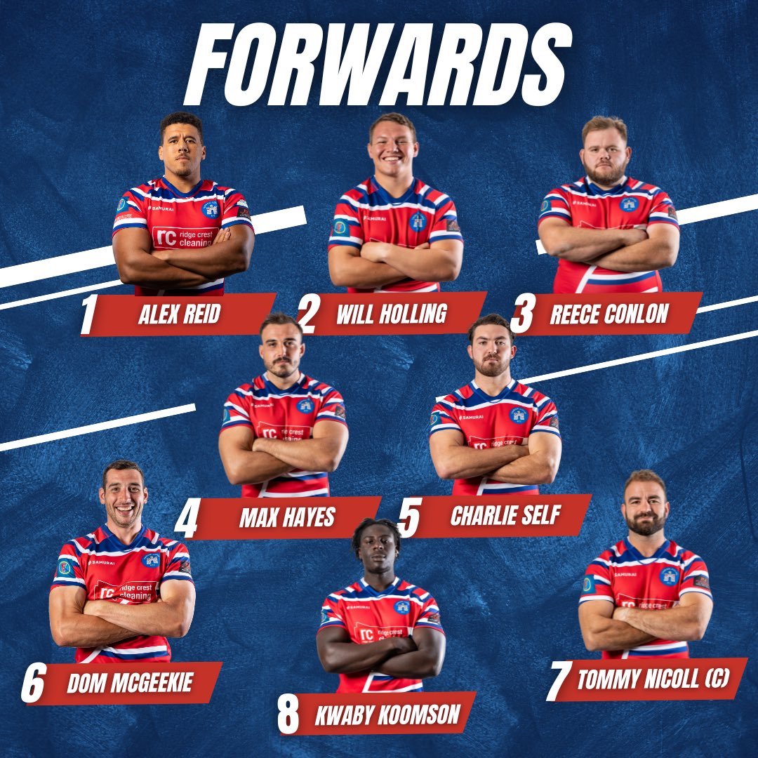 TJRFC's tweet photo. Here’s your 1st XV to take on Dorking at home tomorrow
@dorkingrugbyfc
📍The Slade, Tonbridge
🕒2:30pm kick off
🏉 National 2 East
We look forward to seeing you there
#tjrfc #tonbridgejuddians #nationalleaguerugby #rugby #tjsrugby https://t.co/2UcLrWr4OE