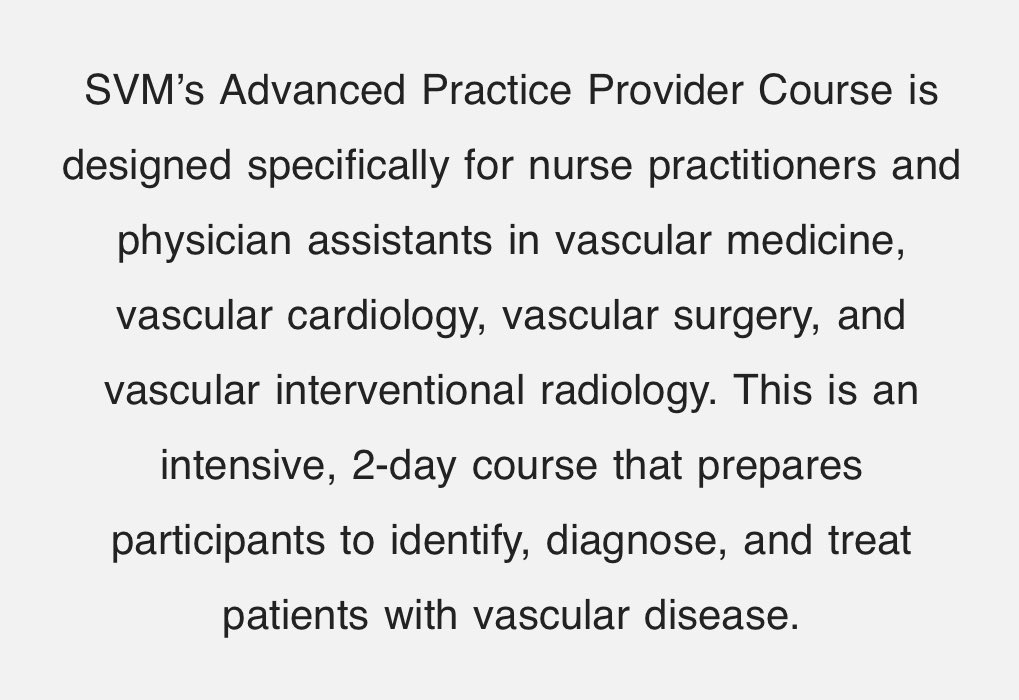 Are you interested in #Cardiology #VascularSurgery #VascularMedicine #IR ? Don’t miss this amazing learning opportunity for #residents #fellows #APPs ! Registration is now OPEN! Join #SVM & register today veritasamc.us16.list-manage.com/track/click?u=… @heatherlgornik @adityasharmamd @RKolluriMD