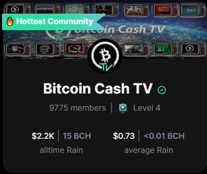 BitcoinCashTV's tweet photo. Join the Bitcoin Cash TV community on #Cashrain to win $$$ today!
https://t.co/3qKgpBRIuH

We will attempt to give Bitcoin to all 10,000 members during the anniversary show in a massive air drop. 

Watch the giveaway Live &amp; Witness everyone receiving it on all major platforms. https://t.co/Me7MvEYBnd