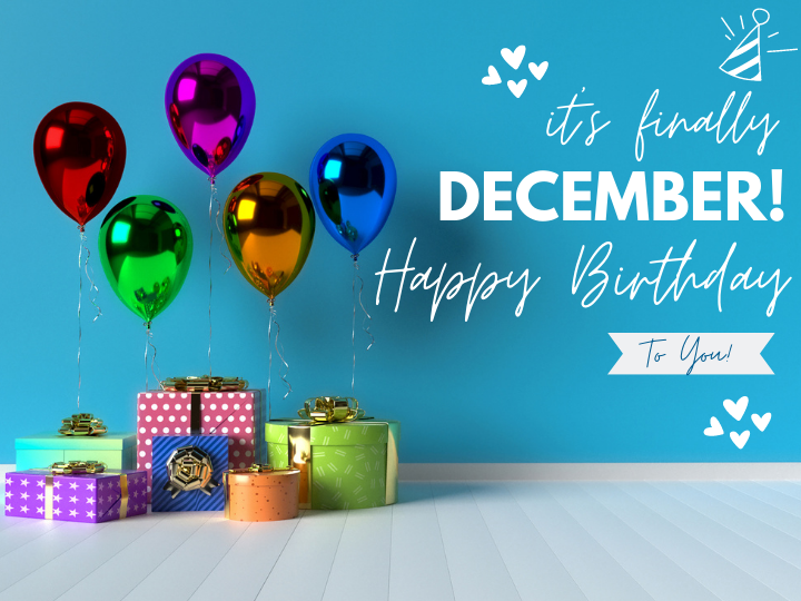 Christn_Agency's tweet photo. Happy birthday to all our friends born in the month of December! From all of us at our agency, we are wishing you a great year ahead. 
Tag someone below so we can wish them a very happy birthday! https://t.co/G6Tz7XHgkE
