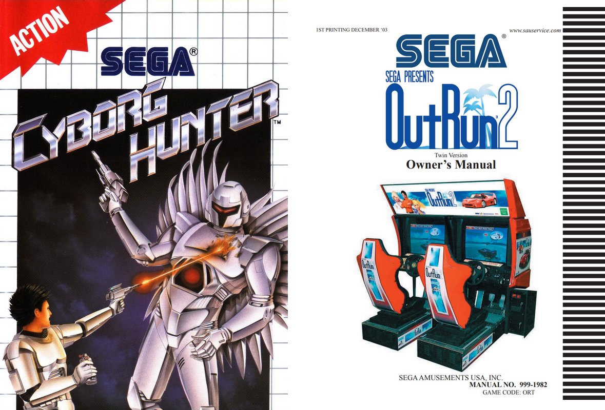 segaretrobr's tweet photo. Hoje, 01/12, é aniversário de 35 anos de Cyborg Hunter (Master System, 1988) e 20 anos de OutRun 2 (Arcade, 2003)!
#cyborghunter #mastersytem #outrun2 #outrun #arcade #sega #retro https://t.co/dDLQNsVxkU