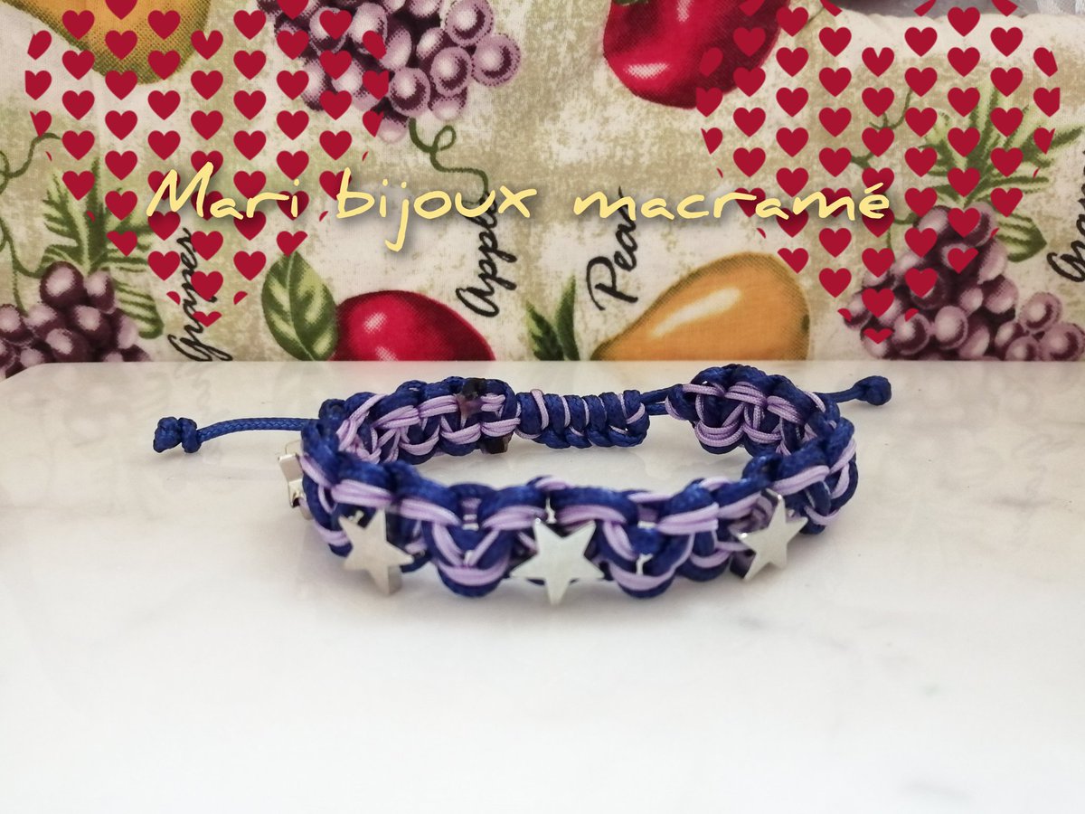 Bracciale macrame per info pagina fb facebook.com/lecreazionidim… #macrame #bracciali #braccialetti #braccialimacramè #handmadewithlove #handmade #fattoamano #fattoamanoconamore #love #cute #fashionstyle #bijouxfantaisie #bijoux