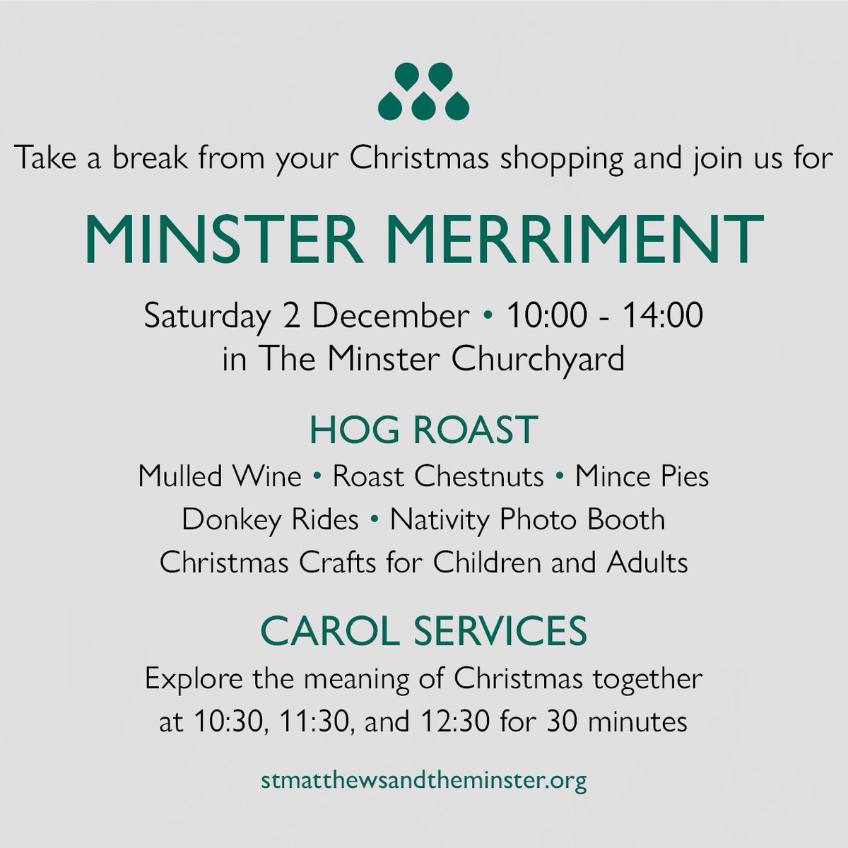 StMattsChelt's tweet image. It may be chilly and frosty but a very warm welcome awaits you tomorrow at Cheltenham Minster