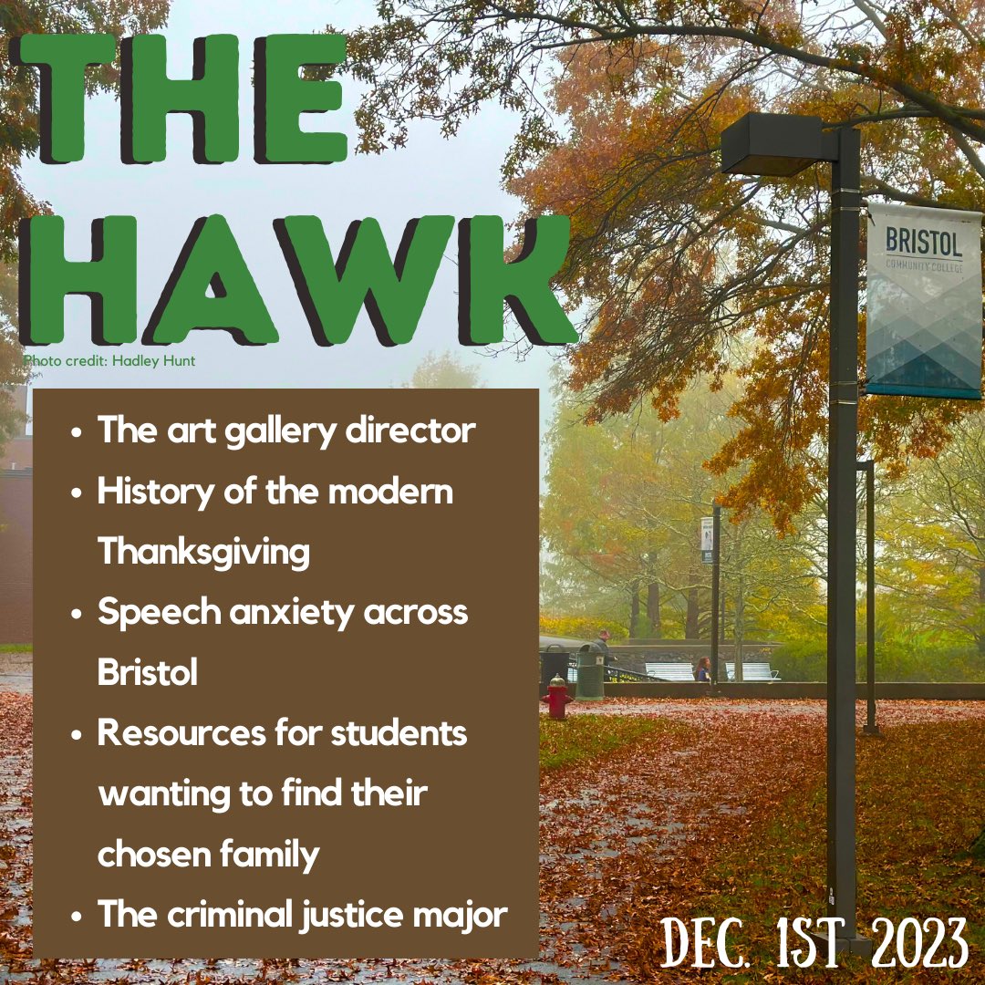 Let’s start off December the right way … with The HAWK’s fourth Fall 2023 newsletter!!! ❄️⭐️

All the stories are available now on bristolthehawk.com, or if you’re subscribed to the newsletter, right there in your emails!! 

Happy reading!! ☃️⭐️
