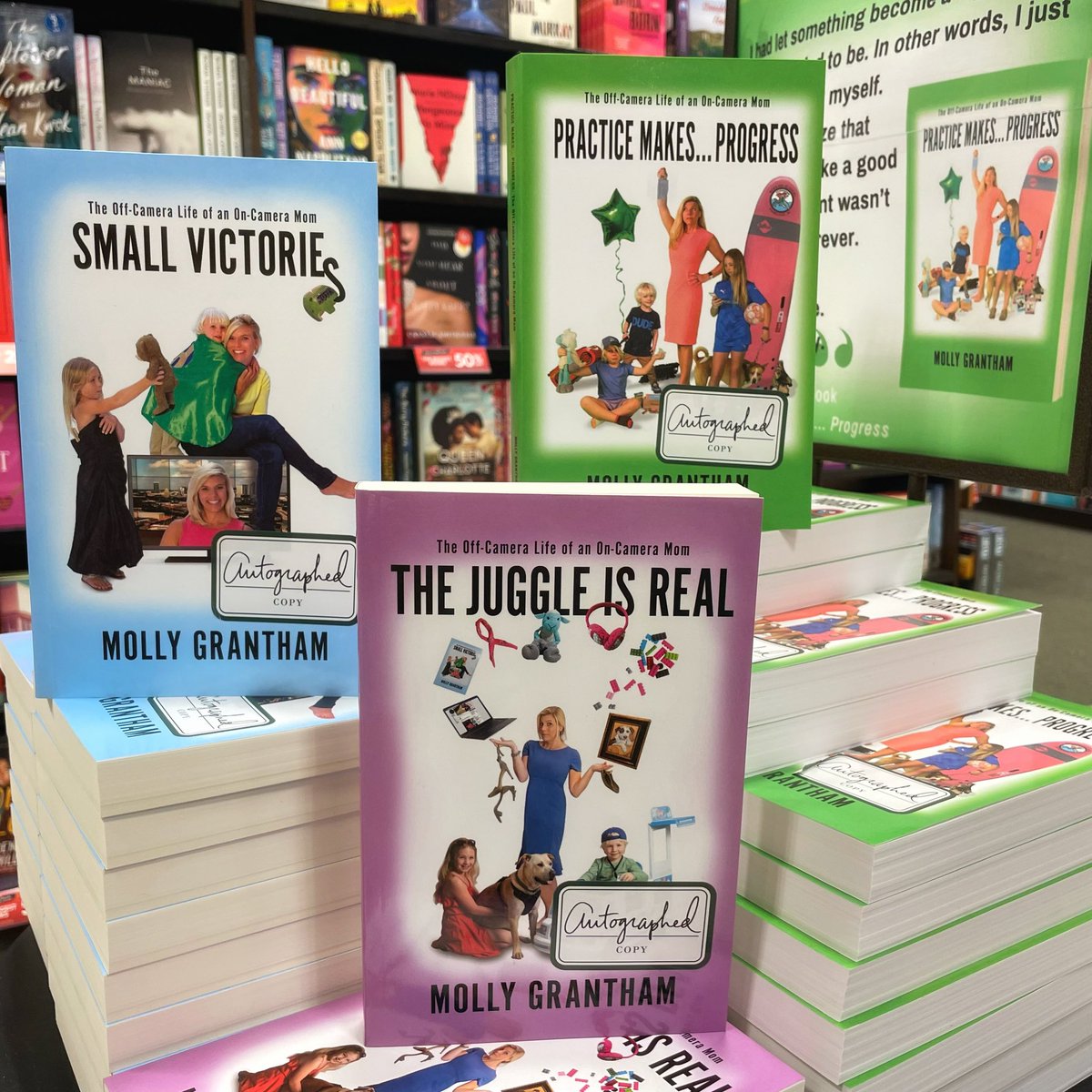 BNBirkdale's tweet photo. TOMORROW at 2pm, meet Molly Grantham and pick up a signed copy of her books, including her newest release Practice Makes… Progress!
#BNBuzz #BNTheKnow #iloveit #bnbirkdale #BNMagic #BNBookFun #yeahTHATbn #ourbn #localauthor #CLTAuthor https://t.co/pZ2TvQwsVV