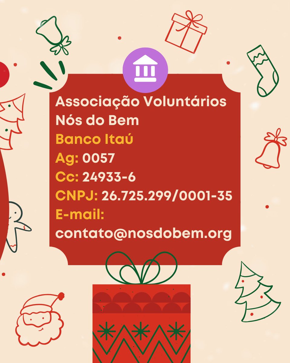 nosdobem's tweet photo. Você já está por dentro da nossa campanha de Natal?

A nossa campanha de Natal nos abrigos tem como objetivo criar memórias afetivas positivas que acompanhem, a toda vida, as crianças que se encontram institucionalizadas.

Saiba mais ��� https://t.co/pzAIRlubWc