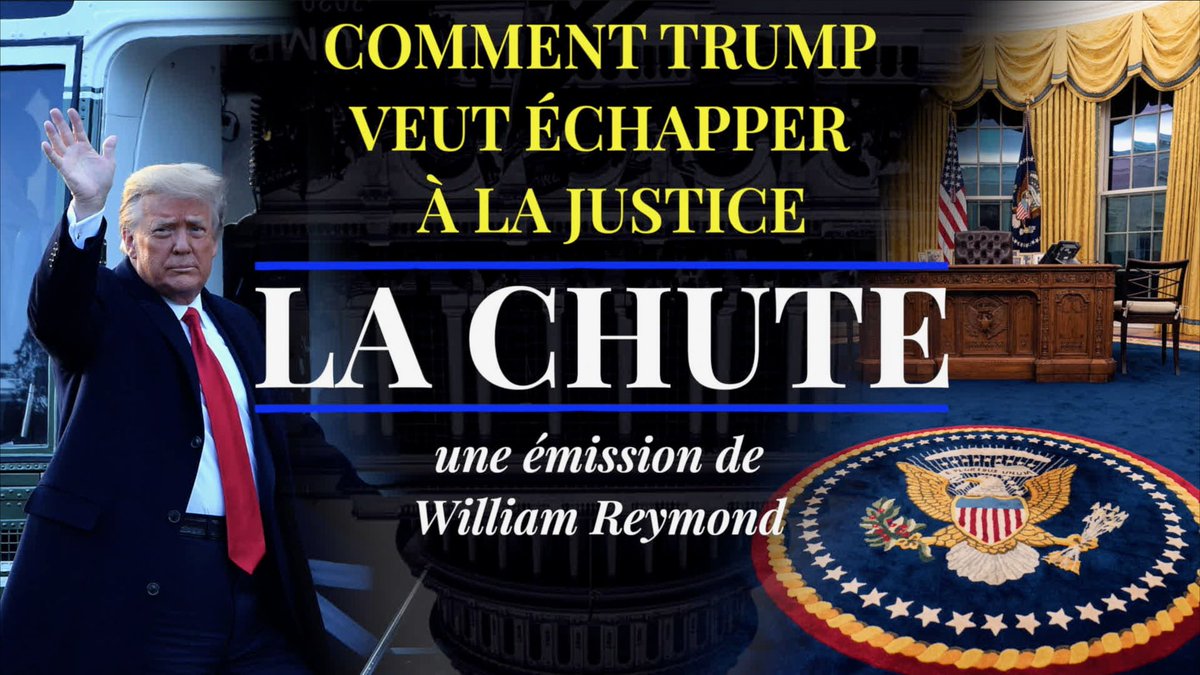 WilliamReymond's tweet photo. 🚨🚨 🚨 C’est assez énorme ce qui vient de se passer en Georgie où les avocats de Trump tentent de faire repousser le procès. 

Ils viennent de confirmer que si Trump est élu en 2024, il ne pourra pas être jugé avant la fin de son mandat en… 2028. 

C’est tout le CŒUR de la stratégie de Trump : 

1- Repousser les procès après l’élection 

2 - Gagner l’élection 

3 - Utiliser son pouvoir présidentiel pour faire annuler  les procédures fédérales contre lui. 

4- Utiliser son statut présidentiel pour décaler les procédures qu’il ne peut pas faire annuler (Georgie)

Pour rappel, Donald Trump risque au moins CINQ ANS de prison en Georgie. 

Tout cela sera évidemment au sommaire de La Chute, samedi 2 décembre, 20h (14h Québec) 

À demain ! 

P. S : on reviendra aussi sur le renvoi historique de Santos, le procès de NY, le 6 janvier et 2-3 autres petites choses. 

Une émission 🔥🍿🔥🍿🔥