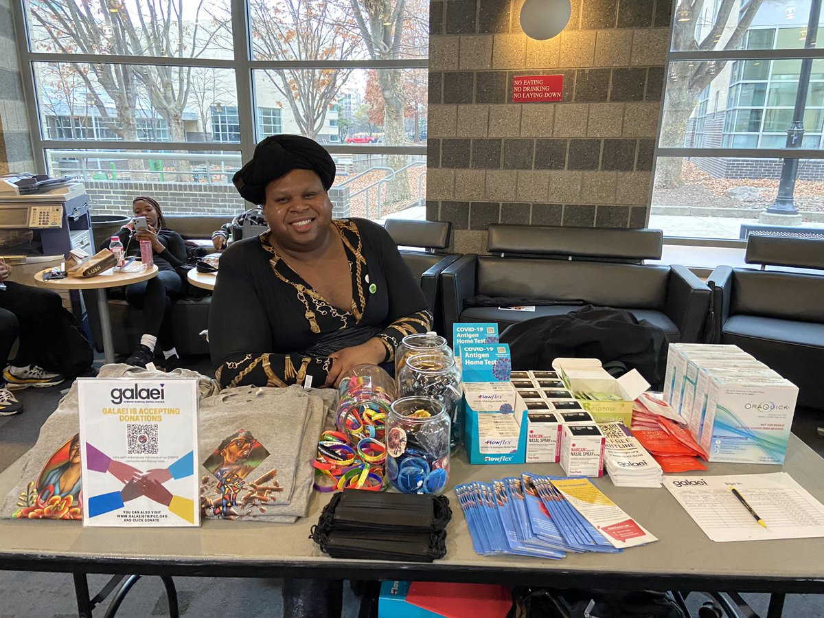 CCPedu's tweet photo. Thank you to everyone for coming out to today’s World AIDS Day Fair! Special thanks to @galaeiphilly for sponsoring and providing wonderful community resources, @couragemedicine for providing on-site HIV testing, @FIGHTPHL, @PHLPublicHealth, and so many more! https://t.co/p2d3MVwBIU