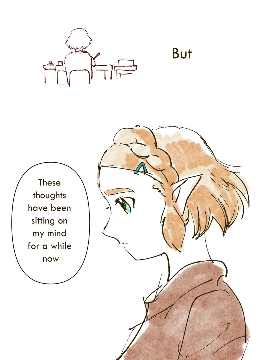 You're my comfort. #Zelink 
 1/3 