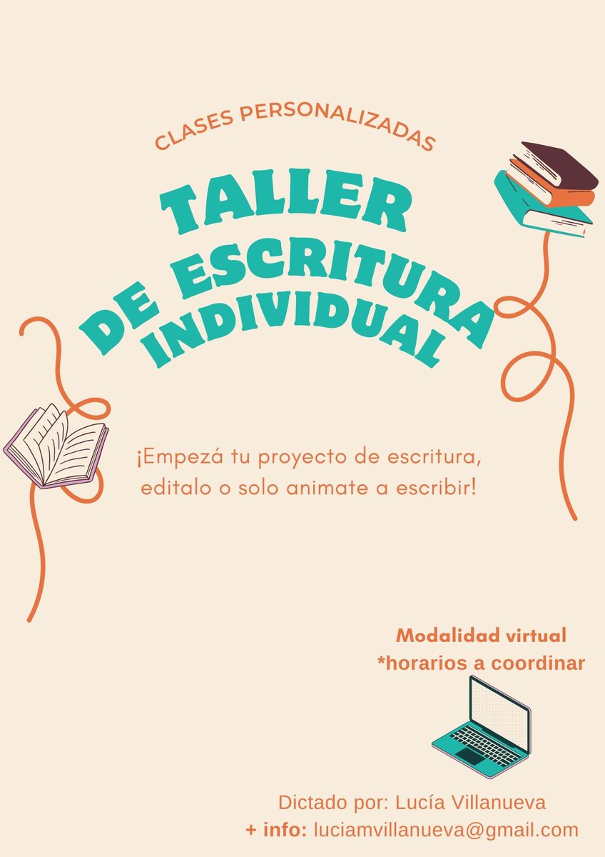 sigo dando estos talleres individuales de escritura🧡
su consulta no molesta!