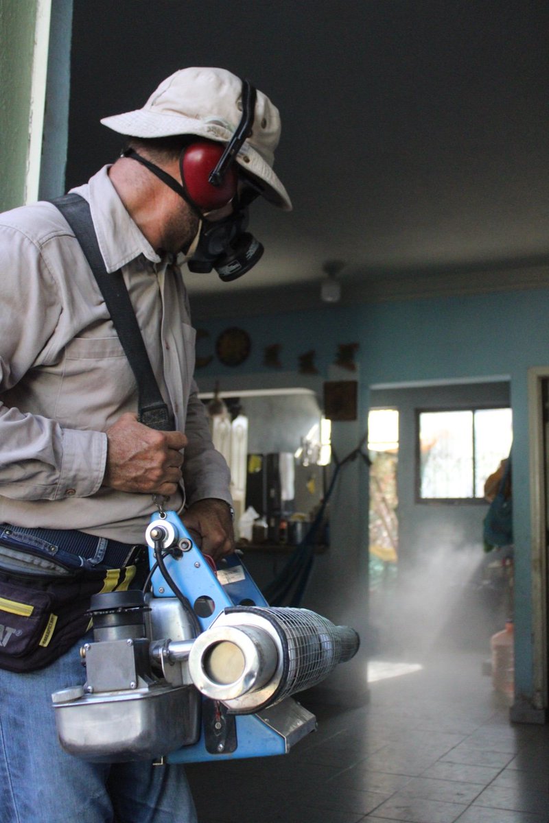 INGE_OPD's tweet photo. La Secretaría de Salud #Guerrero continúa con las acciones de combate al dengue en #Acapulco a través de 20 brigadas de personal de Vectores; diariamente se realizan termonebulizaciones en Ciudad Renacimiento para disminuir la incidencia de casos de enfermedades. https://t.co/nT6naChZPM