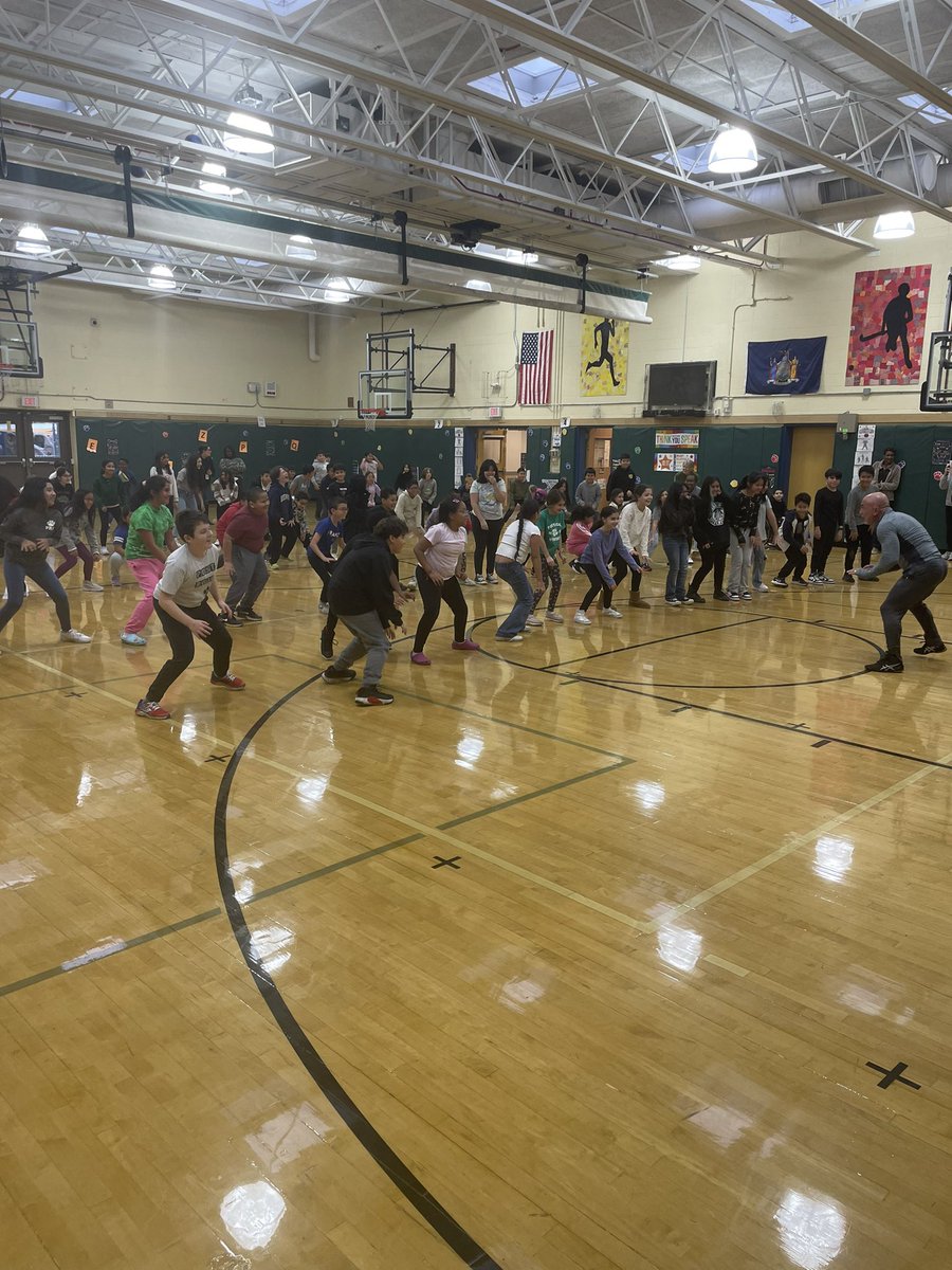 RSpedafino's tweet photo. Today @postroadschool we had our Broadway Dance Kickoff with Mr. C! Our fifth graders had a great time dancing and learning about the Broadway Dance Program. Special thanks to the @FriendsofWPPS for providing our students with this experience! #wpproud #postroadrocks #letsgo https://t.co/1jGQgHRPGr