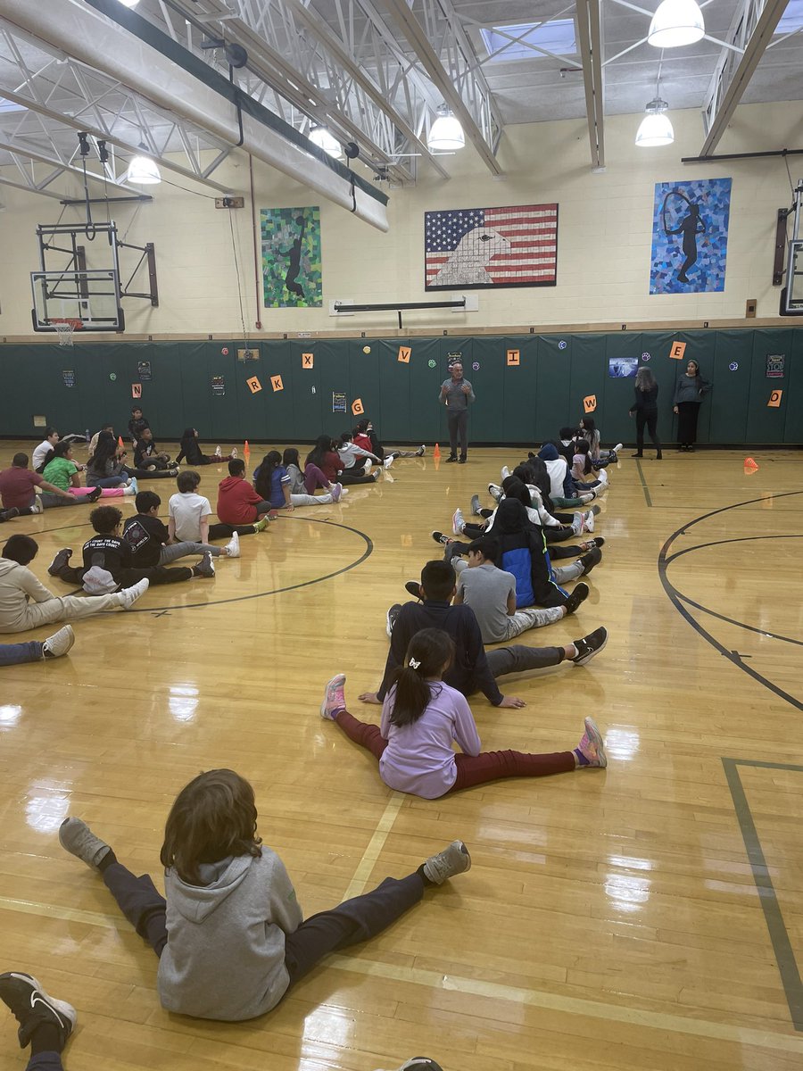 RSpedafino's tweet photo. Today @postroadschool we had our Broadway Dance Kickoff with Mr. C! Our fifth graders had a great time dancing and learning about the Broadway Dance Program. Special thanks to the @FriendsofWPPS for providing our students with this experience! #wpproud #postroadrocks #letsgo https://t.co/1jGQgHRPGr