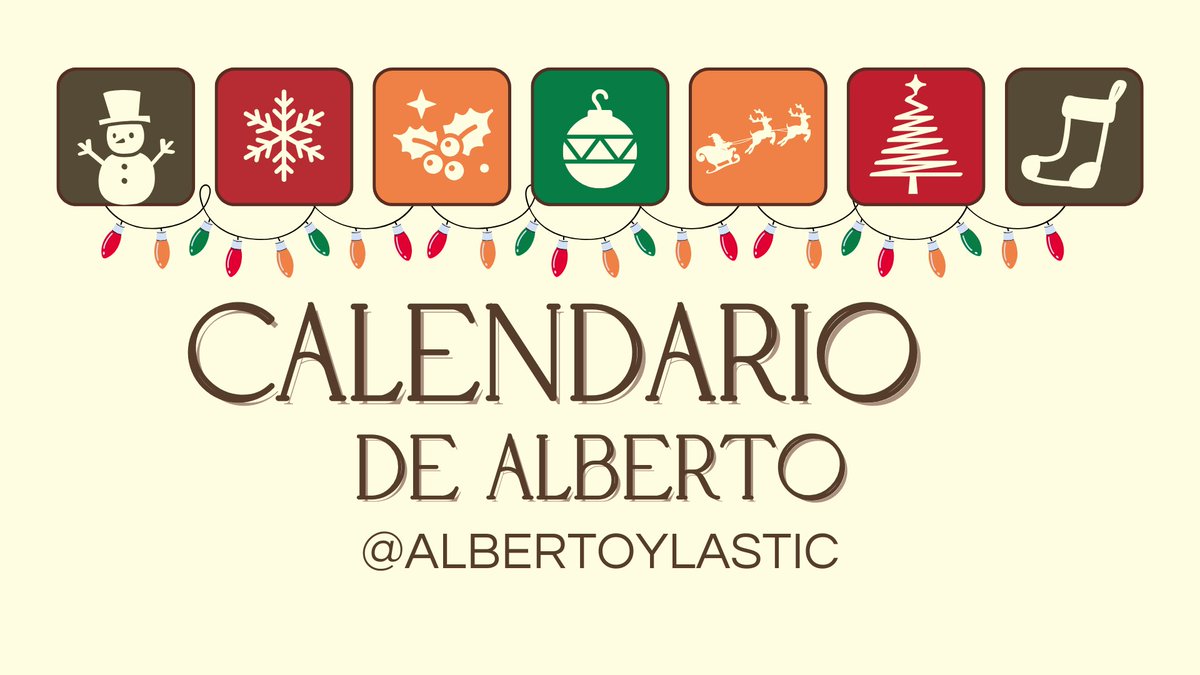 ❤️Llega diciembre...
y llega el Calendario de Alberto. Segunda edición.
25 días, 25 recursos educativos online y gratuitos. Guarda el hilo...
