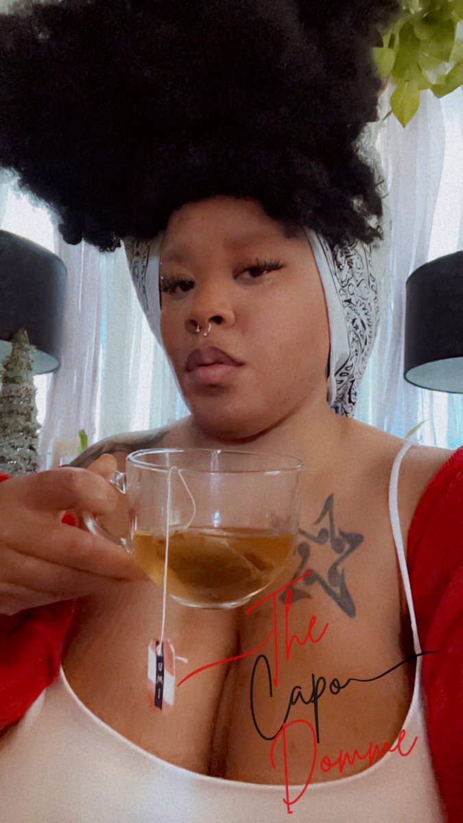 TheCapoDomme's tweet photo. POV:  I've just woken up at 12 pm watching you strain to make my afternoon tea.  You get this look of disgust because it isn't  brewed long enough...

What do you think is going to happen? https://t.co/HAG4gX64hH
