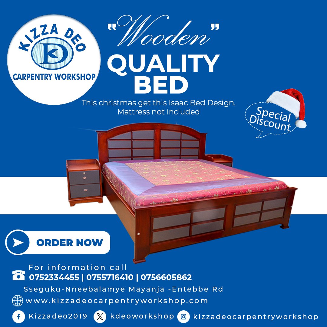 kdeoworkshop's tweet photo. Good design can bring light to life. contact us now to get this Isaac Bed Design now.
WhatsApp : +256 701 572820 #call : +256-752-334-455
@bamwinejnr @BradleyCarl256 @karothk256 @keithnamu @Kobs_Fifi @miiroemmanuelug https://t.co/RfvMdsa1EA