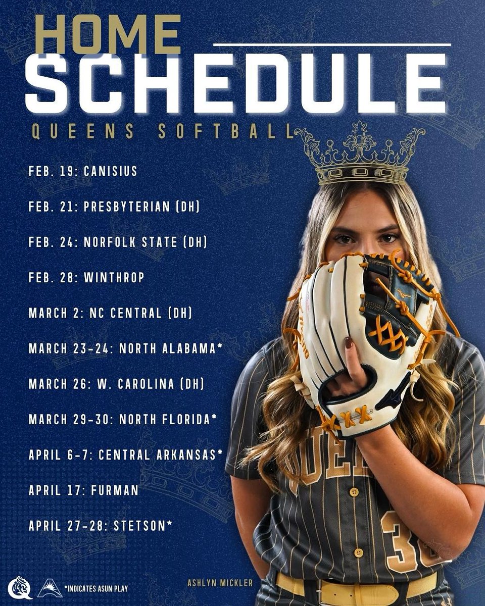 RoyalsSball's tweet photo. Wanna come and support your Royals at home this season? Check out the schedule at the Stick 👀 

#RoyalsRise | #QUeenCity | #CLT https://t.co/B5jQhewby3