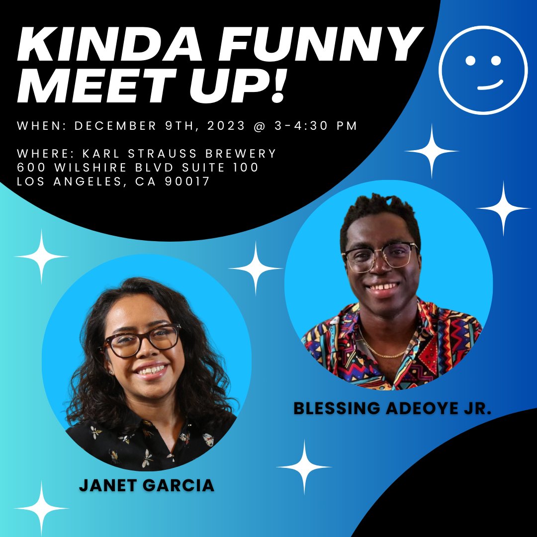 Gameonysus's tweet photo. TGA weekend hype continues with a Kinda Funny Meetup!

Come hang with me and @BlessingJr on Saturday, December 9th at Karl Strauss Brewery (Downtown LA) from 3-4:30pm. https://t.co/EDdqOpuJ7E