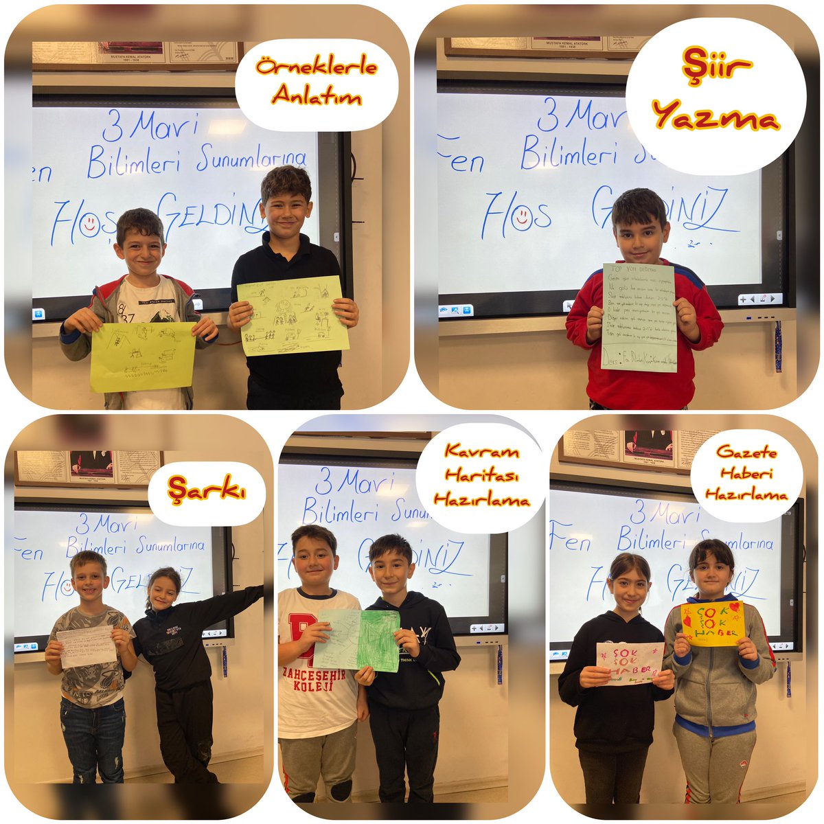 Fen Bilimleri dersimizde,
🧐 KUVVETİ TANIYALIM temamızda “ÇOKLU ZEKA KURAMINA” uygun etkinliğimizi sınıf içerisinde,
☑️ Farklı teknikler kullandık
☑️ Sunuş yöntemini kullandık 
☑️ Paylaşımlarda bulunduk.
<a href="/Emine_Telci_/">Emine Telci</a>   <a href="/azizsonkaya/">AZİZ SONKAYA</a>