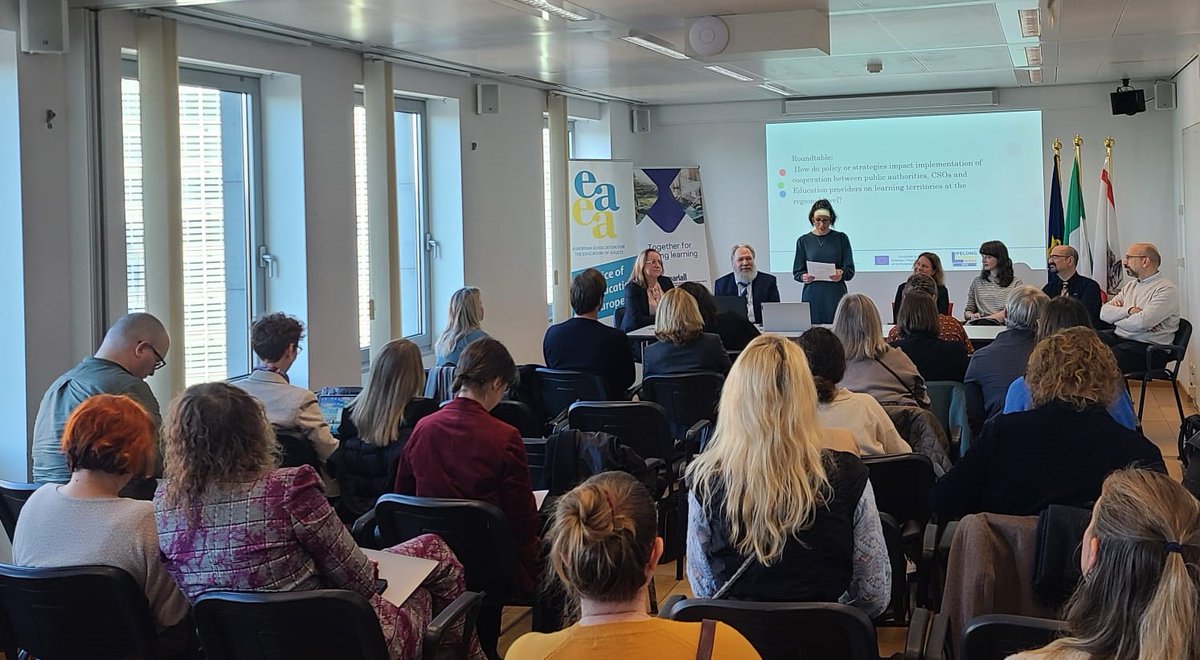 EAEA2020's tweet photo. This week, we hosted the #regalenetwork partners in Brussels.
With @earlallEU , we co-organised a transnational partner meeting and a Regional Capacity for Adult Learning and Education conference during the #LLLWeek.
https://t.co/thBcupHTXr https://t.co/kZd2VzS5Wy