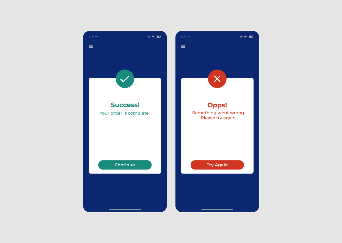 🌟 Flashing the spectrum of design mastery! 🌈 Successfully crafted a dynamic flash message featuring the triumphs of success and the resilience of error. Embracing the beauty of user experiences! 💻✨ 
#DailyUI - Day 11
#DesignChallenge 
#UXDesign 
#55DaysOfGrowth  - Day 24