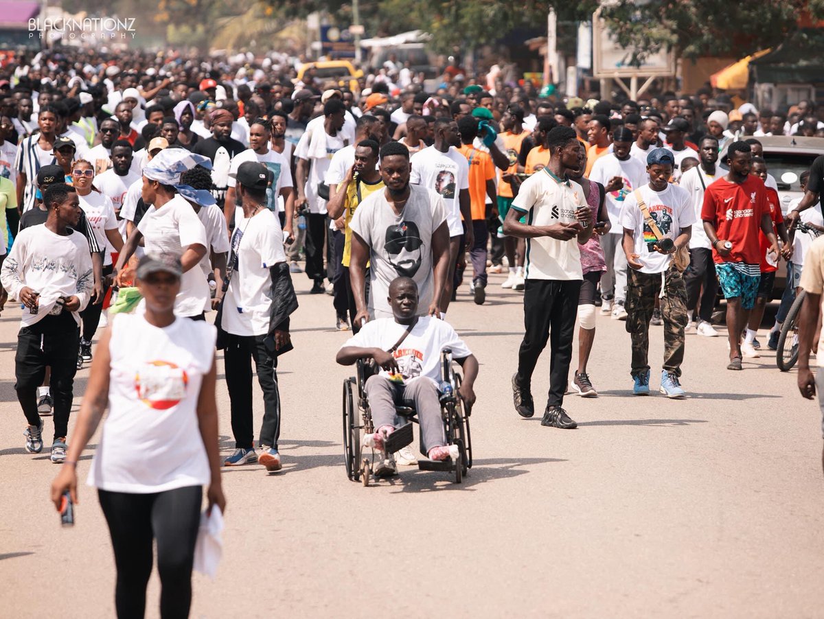 clintpedro's tweet photo. #thisistema #ThisisTema23 Every Ghanaian be @sarkodie fan massive turnout. Everyone was inclusive the #Highest. Landlord for a reason. #SarknationGloba @Donsarkcess https://t.co/kV9qC9dX7q