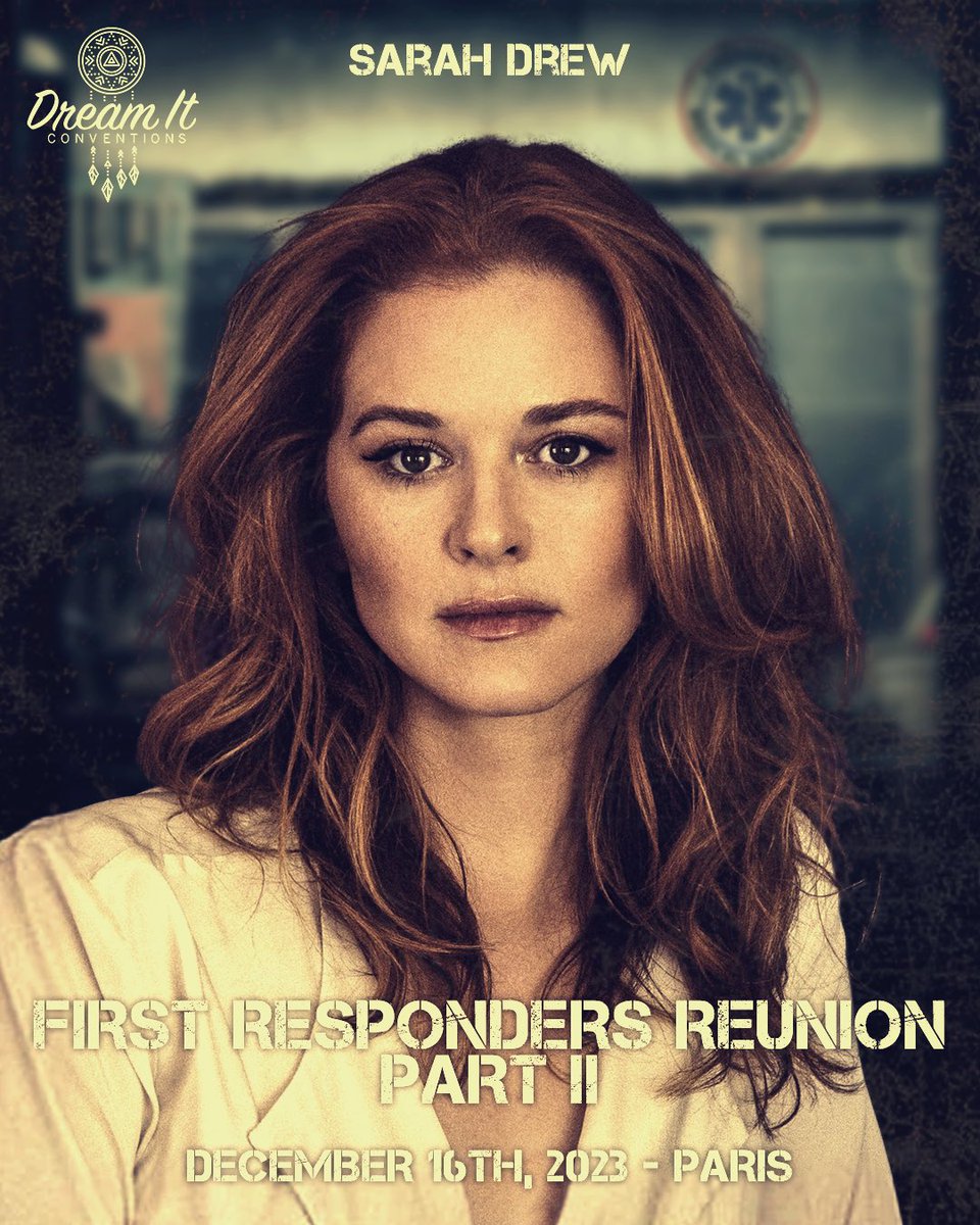 DreamitCon's tweet photo. #FRR2 Sarah Drew est notre deuxième guest, elle se joint à Danielle Savre et sera avec nous les 16 et 17 Décembre. // @SarahDrew is our 2nd guest, she's joining Danielle Savre and will be with us on December 16 &amp; 17. https://t.co/GcMVg3L4fg